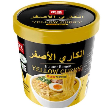 Indian Yellow Curry Flavor Instant Ramen Cup, 85g
