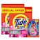 Tide Triple Power Downy Floral Breeze Laundry Powder 5kg with Tide Power Gel 300ml