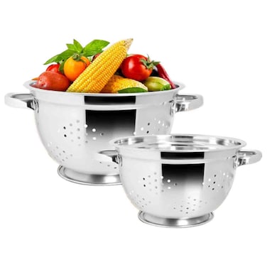 Winsor Stainless Steel Colander Set, 2 PCS