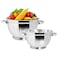 Winsor Stainless Steel Colander Set, 2 PCS
