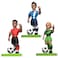 Funrise Powershots Strike Sam Soccer Action Figure Game Set, 9 Inch