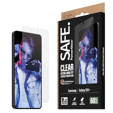 سيف باي بانزر غلاس واقي شاشة بتغطية واسعة جدًا لسامسونغ غالكسي S26+