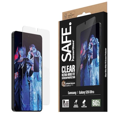 بانزر غلاس سيف واقي فائق الاتساع لسامسونغ غالاكسي إس 26 ألترا