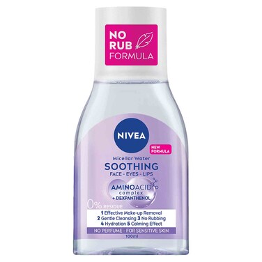 Nivea Micellar Soothing Face Wash 100ml with Bonus Cotton Pads