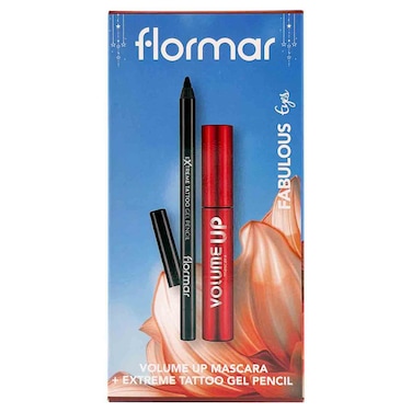 Flormar Fabulous  Volume Mascara and Tattoo Gel Pencil Set