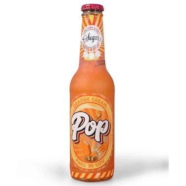 Pop Orange Cream Premium Soda, 275ml
