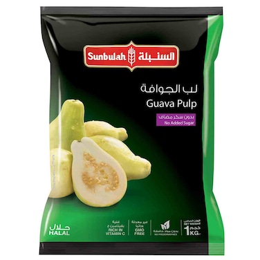 Sunbulah Pink Guava Pulp Premium Quality, 1kg