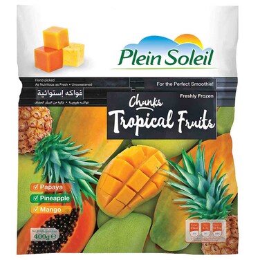 Plein Soleil Freshly Frozen Tropical Fruit Chunks, 400g