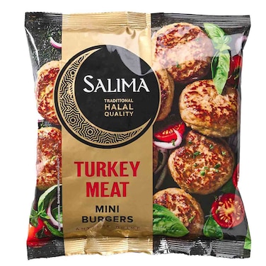 Salima Frozen Turkey Mini Burgers Anytime Prime, 300g