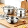 Carl Schmidt Sohn Bremen Stainless Steel Cookware Set, 7 PCS