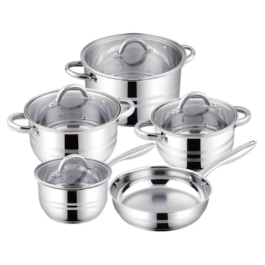 Carl Schmidt Sohn Hamburg Stainless Steel Cookware Set, 9 PCS