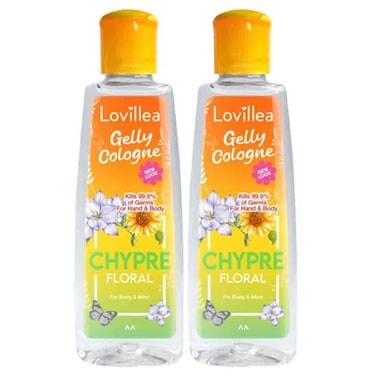 Lovillea Gelly Cologne Chypre Floral 200ml, Pack of 2