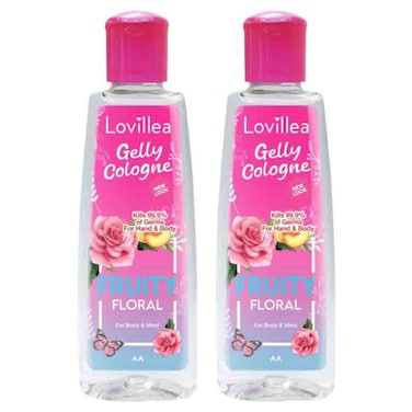 Lovillea Gelly Cologne Fruity Floral 200ml, Pack of 2