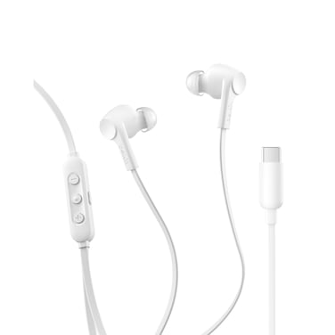 بيلكين ساوندفورم سماعات رأس سلكية بمنفذ USB-C مع خاصية عزل الضوضاء، أبيض