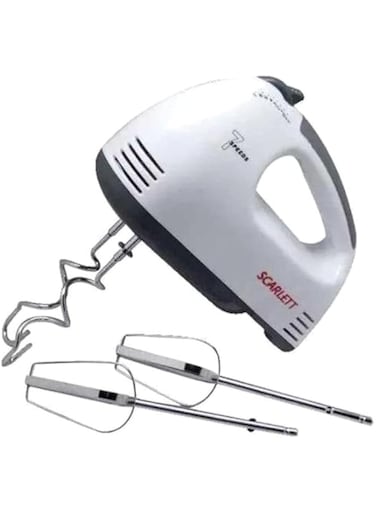 Dubai Gallery 5-Piece Hand Mixer Set 180W 56525 White