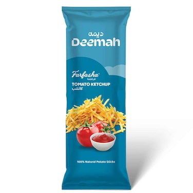 Deemah Farfasha Tomato Ketchup Potato Sticks, 13g