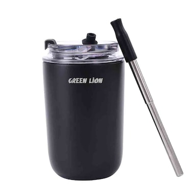 Green Lion Mug Lite Mug, Black
