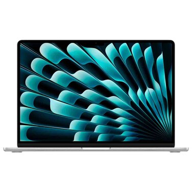 آبل ماك بوك إير M5 حاسوب محمول 15 بوصة، ذاكرة RAM ‏24 غيغابايت، سعة 1 تيرابايت، فضي، لوحة مفاتيح إنجليزية