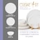 Cuisine Art Emme Bone China Dinnerware Set, 12 PCS
