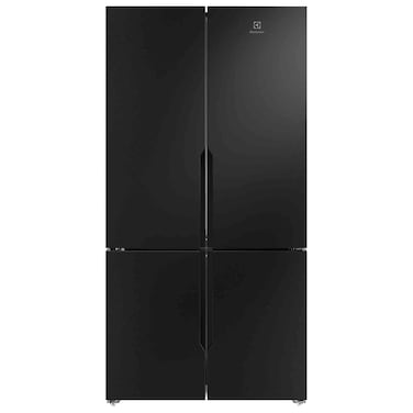 Electrolux 564L, Side-by-Side 4-Door Refrigerator, European Standard French Door Fridge, Black, EQE5700D-B