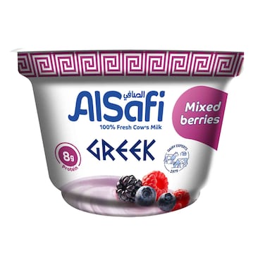 AlSafi Greek Yogurt Mixed Berries, 150g