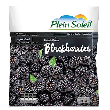 Plein Soleil Frozen Blackberries, 400g