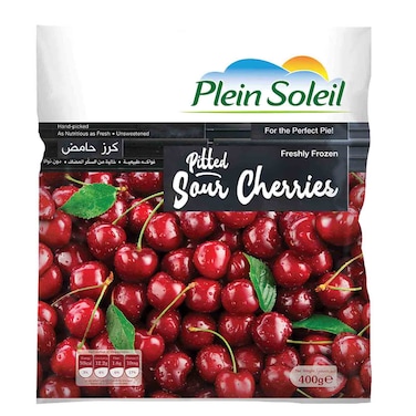 Plein Soleil Pitted Sour Cherries Frozen, 400g