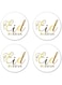 BPA 96PCS Glitter Eid Mubarak Stickers Eid Party Supplies Ramadan Party Decorations
