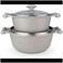 Prestige Essentials Granite Non-Stick Cookware Set, 9 PCS, Grey