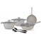 Prestige Essentials Granite Non-Stick Cookware Set, 9 PCS, Grey