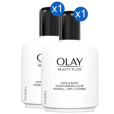 Olay Classic Beauty Fluid Moisturizer, 100ml, Pack of 2