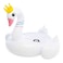 Intex Majestic Swan Ride-On Inflatable Pool Float with Dual Handles and Stable Multi-Chamber Design