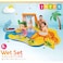 Intex Dinosaur Play Center Inflatable Kids Water Park with Slide and Sprayer for Ages 2 Plus