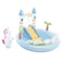 Intex Unicorn Castle Play Center Inflatable Kids Pool with Slide and Water Spray
