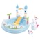 Intex Unicorn Castle Play Center Inflatable Kids Pool with Slide and Water Spray