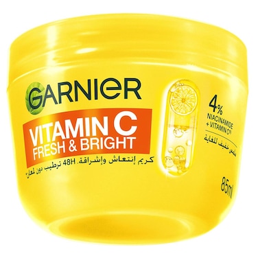 Garnier SkinActive Vitamin C Fresh and Bright Face Cream, 85ml
