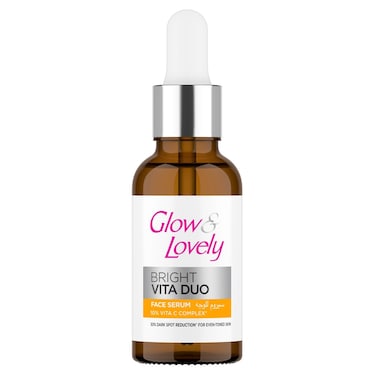 Glow and Lovely Bright Vita Duo Face Serum with 10% Vita C Complex and Niacinamide, 30ml