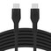Belkin BoostCharge Flex USB-C to USB-C Cable Bundle Black and White, Pack of 2, 1M
