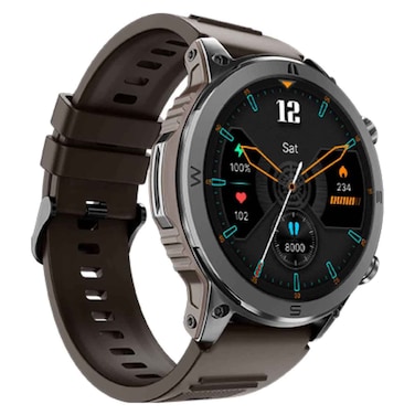 NoiseFit Endeavour Smartwatch, 1.46 Inch AMOLED Display Bluetooth Calling 100 Plus Sports Modes, Vintage Brown