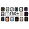 Noise ColorFit Pro 5 Smartwatch, 1.85 Inch AMOLED Display Bluetooth Calling 100 Plus Sports Modes, Rainbow Weave