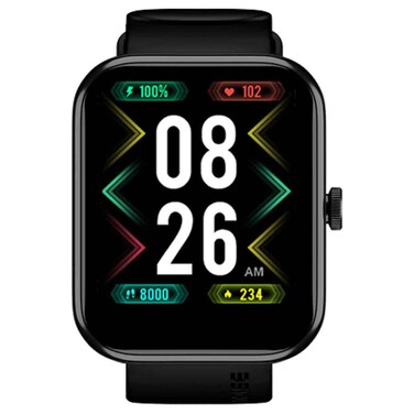 Noise ColorFit Pulse 2 Max Smartwatch, 1.85 inch Display Bluetooth Calling 100 Plus Sports Modes, Jet Black