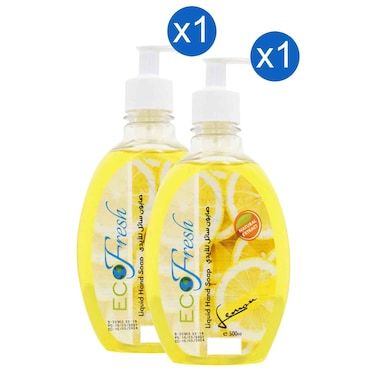 LP Eco Fresh Hand Soap Lemon 500ml, Pack of 2