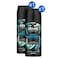 Axe Deodorant Aerosol Aqua Bergamot 150ml, Pack of 2