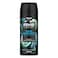 Axe Deodorant Aerosol Aqua Bergamot 150ml, Pack of 2
