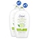Dove Hand Wash Cucumber and Green Tea 500ml, Pack of 2