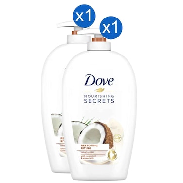 Dove Hand Wash Restoring Ritual Coconut 500ml, Pack of 2
