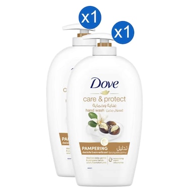 Dove Hand Wash Shea Butter Vanilla 500ml, Pack of 2