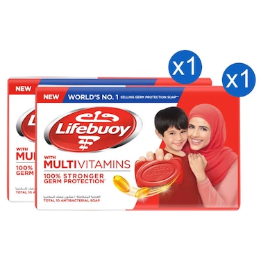 Lifebuoy Soap Silky 160g, Pack of 2