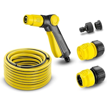 Karcher Complete Garden Hose Set 20m With Spray Gun and Connectors