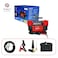 Toby&rsquo;s Dual Cylinder Car Air Compressor With Heavy Duty Inflator Kit and Carry Bag